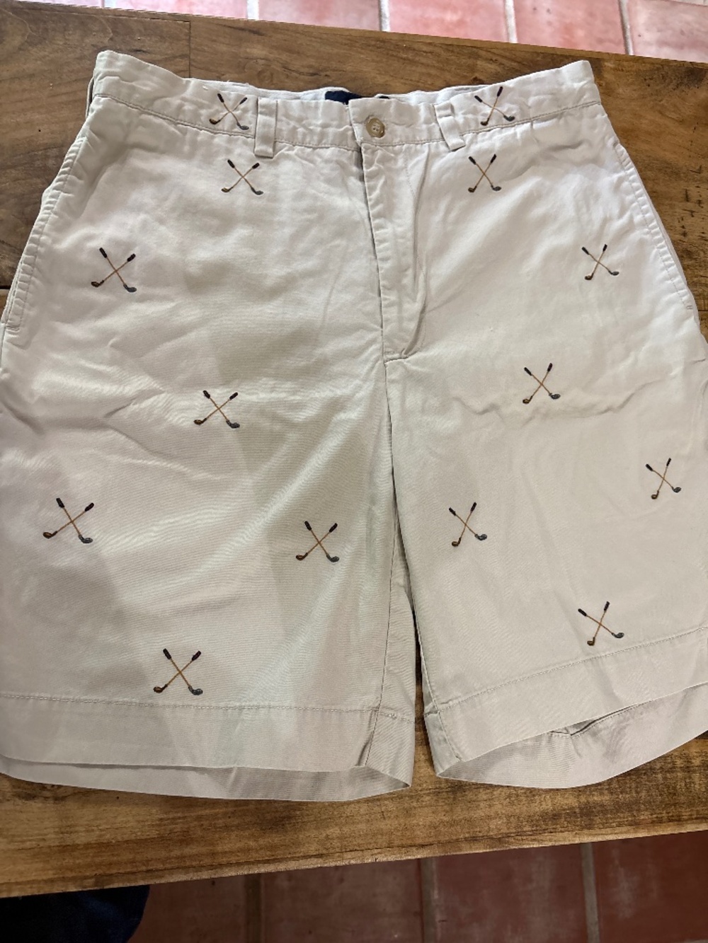 Polo Golf Ralph Lauren walker golf short 100% cotton, golf club embroidered 34